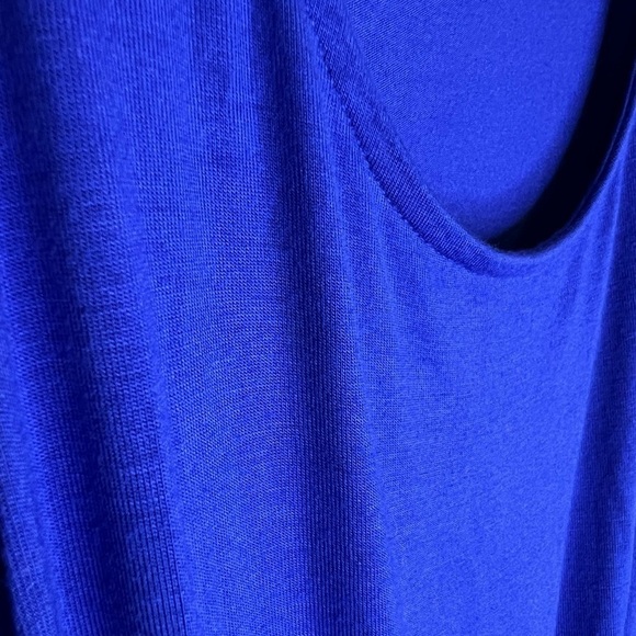 019. NWT CASLON Blue Maxi Dress Side Slit XS - Picture 11 of 11